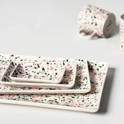 Lautaset-IITTALA A5 lautanen 15x21cm Helle pinkki-vihreä Helle pinkki-vihreä