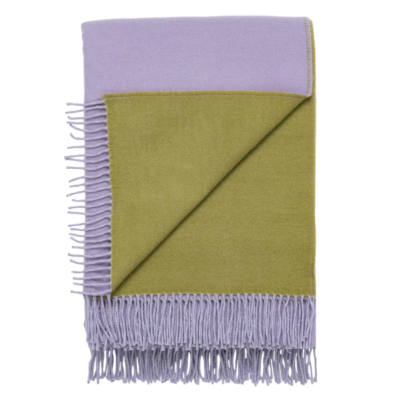 Kodintekstiilit-IITTALA Huopa 130x180mm Lila-oliivi