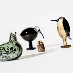 Birds By Toikka|Taide-Esineet-IITTALA Ibis 205x165mm Tummanharmaa