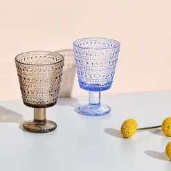 Aktiivinen Juomalasit|Viinilasit-IITTALA Jalkalasi 26cl 2kpl Vedensininen