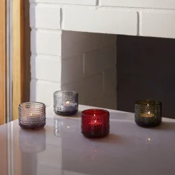 Kynttilälyhdyt-IITTALA Kynttilälyhty 64mm Harmaa