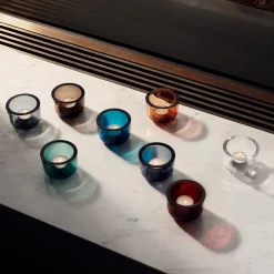 Kynttilälyhdyt-IITTALA Kynttilälyhty 60mm Harmaa