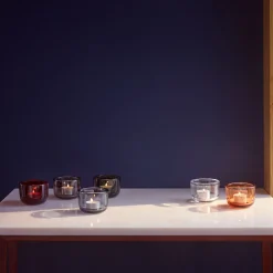 Kynttilälyhdyt-IITTALA Kynttilälyhty 60mm Harmaa