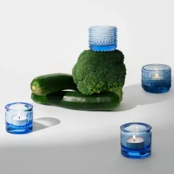 Kynttilälyhdyt-IITTALA Kynttilälyhty 60mm Vedensininen