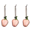 Lasikoristeet-IITTALA Lasimansikka pinkki 3kpl