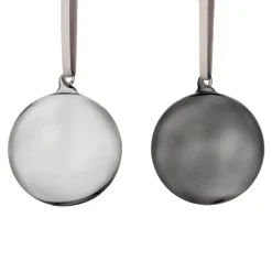 Lasikoristeet-IITTALA Lasipallo 80mm 5kpl Harmaa