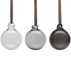Lasikoristeet-IITTALA Lasipallo 40mm 5kpl Harmaa