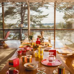 Lautaset-IITTALA Lautanen 21cm Pieni 4-raita Monivärinen