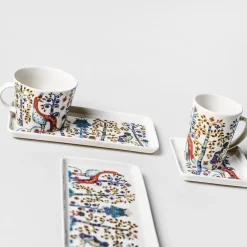 Lautaset-IITTALA Lautanen suorakaide 12x24cm valkoinen Monivärinen