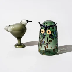 Birds By Toikka|Taide-Esineet-IITTALA Leppäinen 190x165mm sammaleenvihreä Sammaleenvihreä