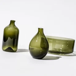 Taide-Esineet-IITTALA Lintupullo suora 94x183mm sammaleenvihreä