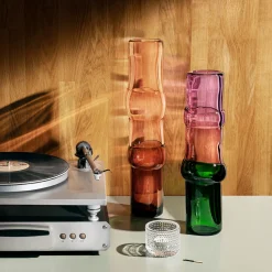 Taide-Esineet-IITTALA Maljakko 90x450mm lohenpunainen-vaaleanpunainen-aavikko