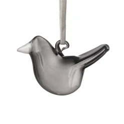 Lasikoristeet-IITTALA Minilasilintu 3kpl Harmaa