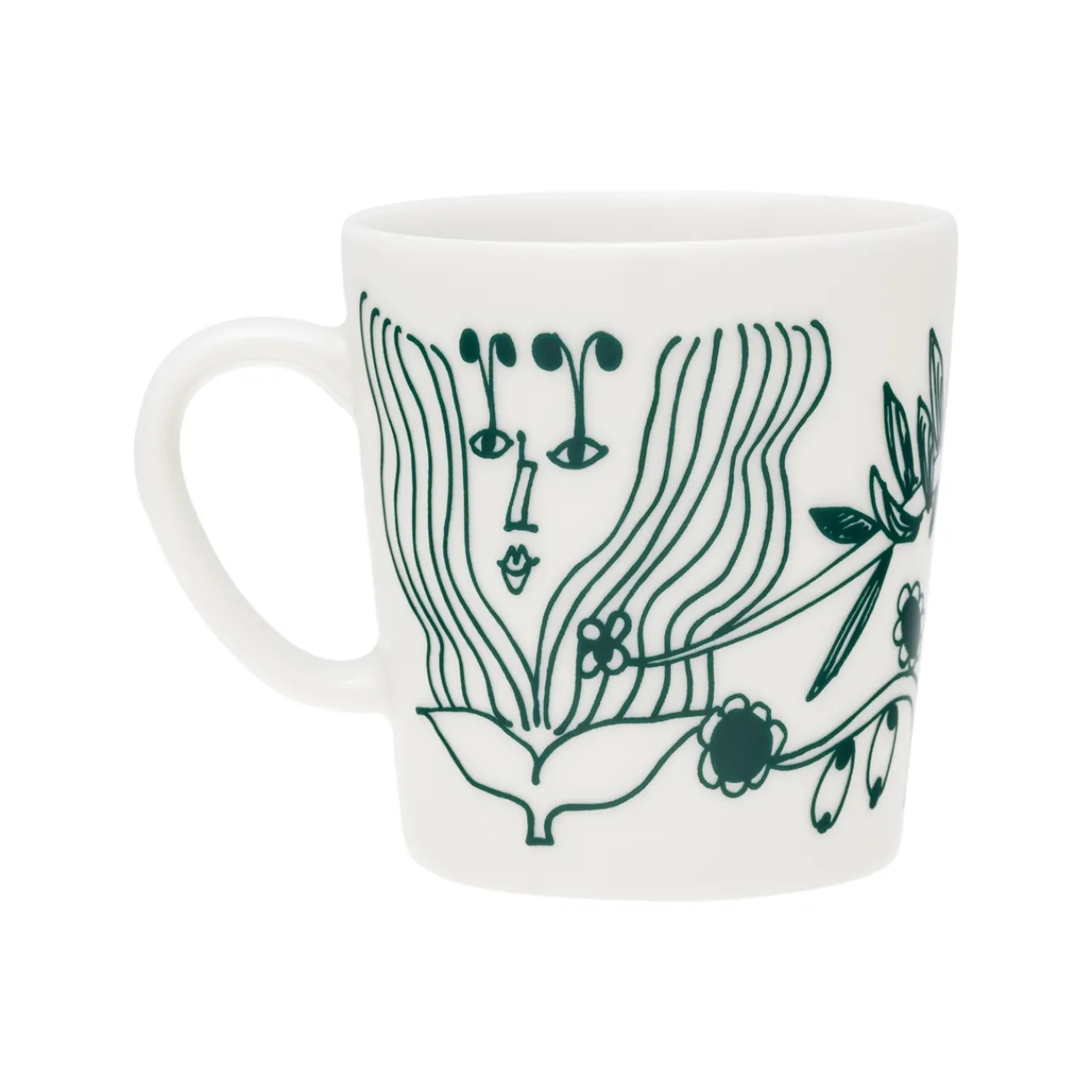 Mukit Ja Kupit-IITTALA Muki 0,3L tummanvihreä