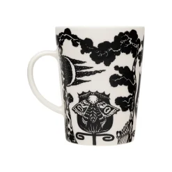 Mukit Ja Kupit-IITTALA Muki 0,4L Uni musta ja valkoinen, lahjapakkaus