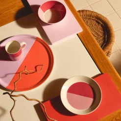 Mukit Ja Kupit-IITTALA Muki 0,35L 2-väri pinkki-punainen Vaaleanpunainen