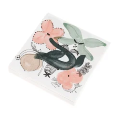 Keittiötekstiilit-IITTALA Paperiservetti 33x33cm 20kpl vihreä