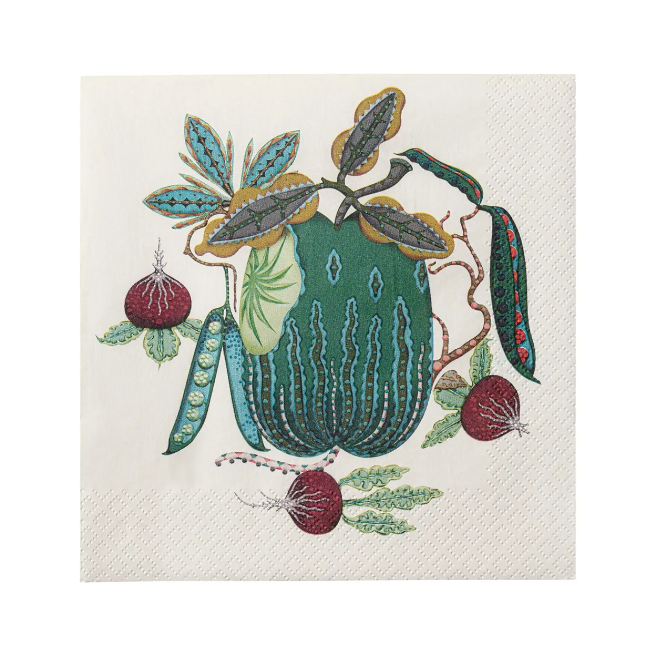 Keittiötekstiilit-IITTALA Paperiservetti 33x33cm Sato vihreä