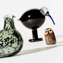 Birds By Toikka|Taide-Esineet-IITTALA Riihipöllön poikanen 45x65mm ruskea