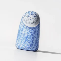 Birds By Toikka|Taide-Esineet-IITTALA Rospuuttopöllö 96x160mm sininen