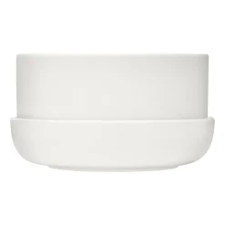 Kukkaruukut-IITTALA Ruukku ja vati M Valkoinen