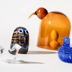 Birds By Toikka|Taide-Esineet-IITTALA Sieppo 95x60mm Kirkas/valkoinen