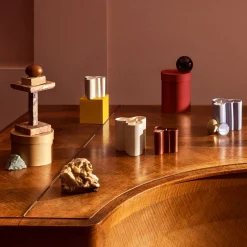 Alvar Aalto -Kokoelma|Kynttilät-IITTALA Tuoksukynttilä 8cm hiekka