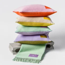 Kodintekstiilit-IITTALA Tyynynpäällinen 48x48cm Minttu-lila