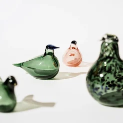 Birds By Toikka|Taide-Esineet-IITTALA Viitakerttu 210x130mm havunvihreä